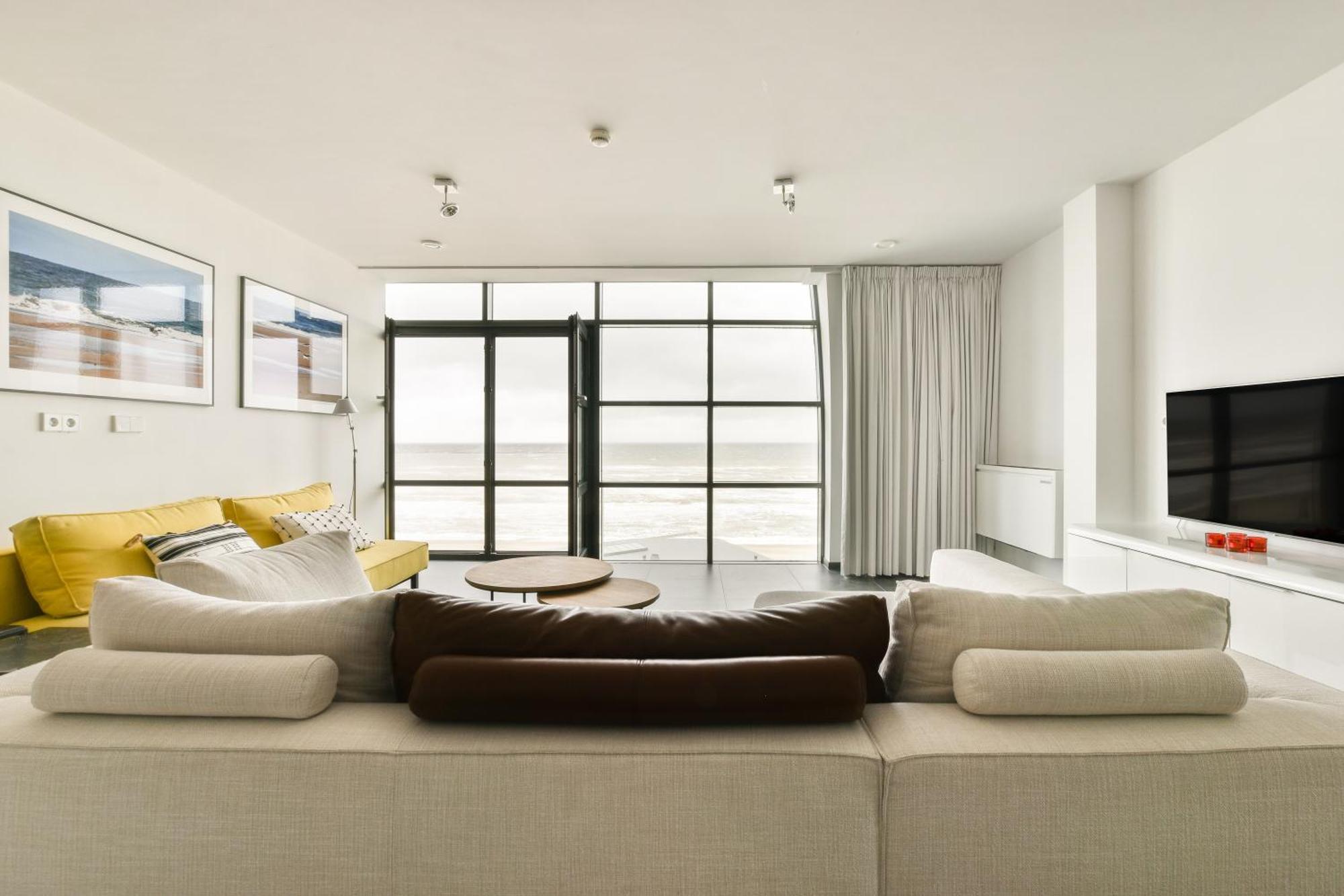 Appartement Met Frontaal Zeezicht In ブルーメンダール エクステリア 写真